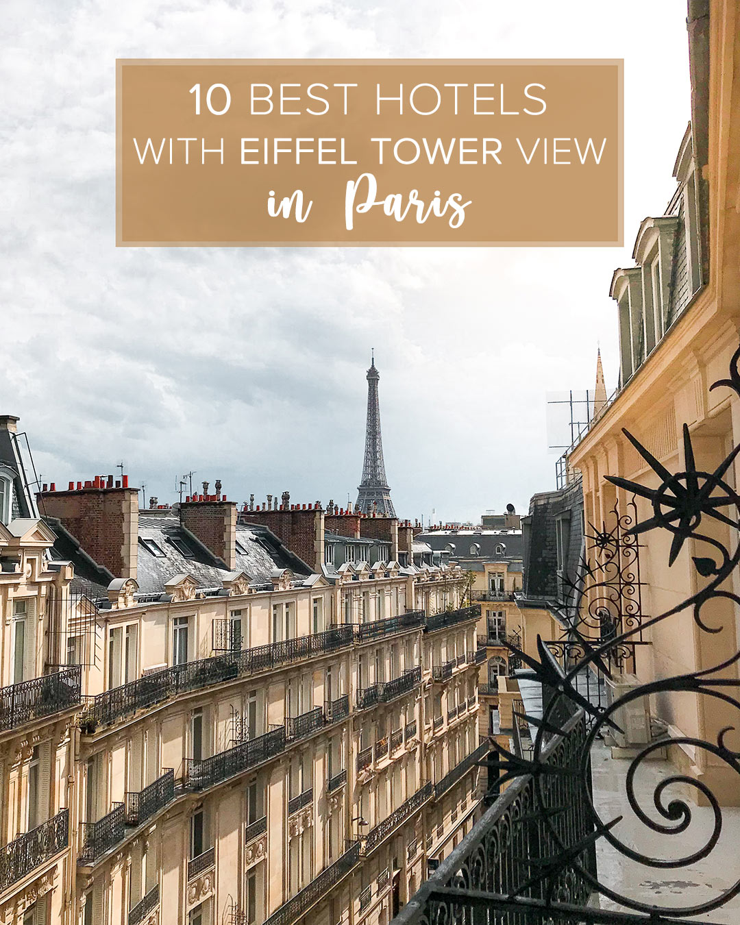 10 Best Hotels With Eiffel Tower View In Paris