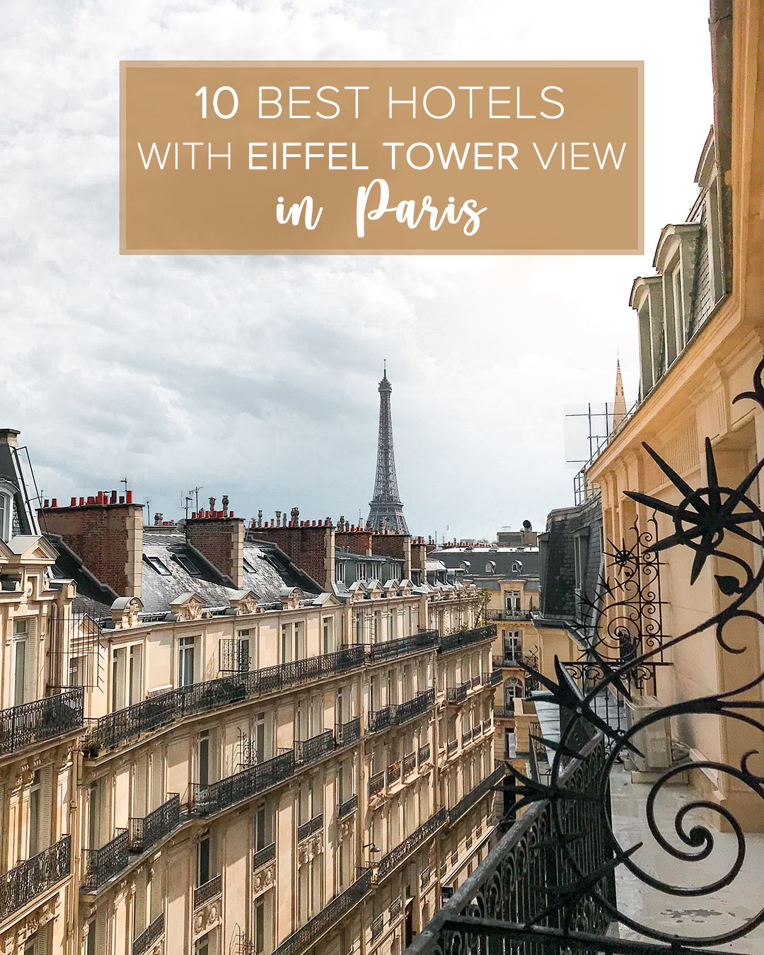 Raphael Hotel Paris  Room with view on the Eiffel Tower