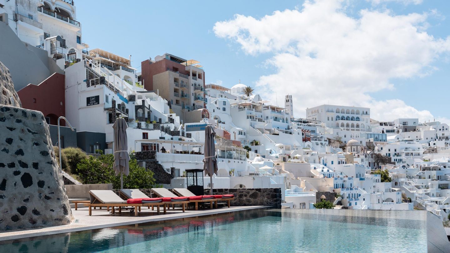 luxury villa in santorini