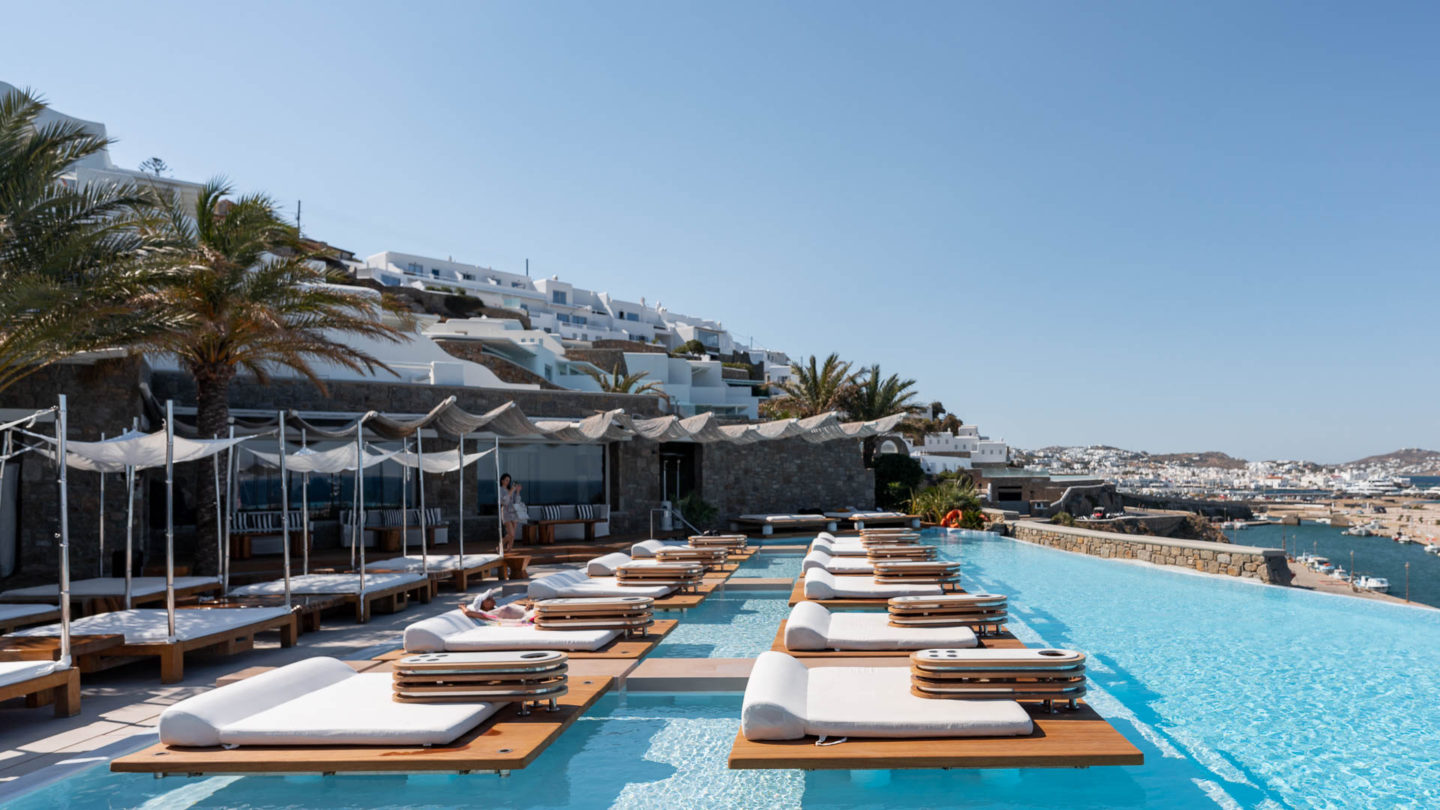 cavo tagoo mykonos pool