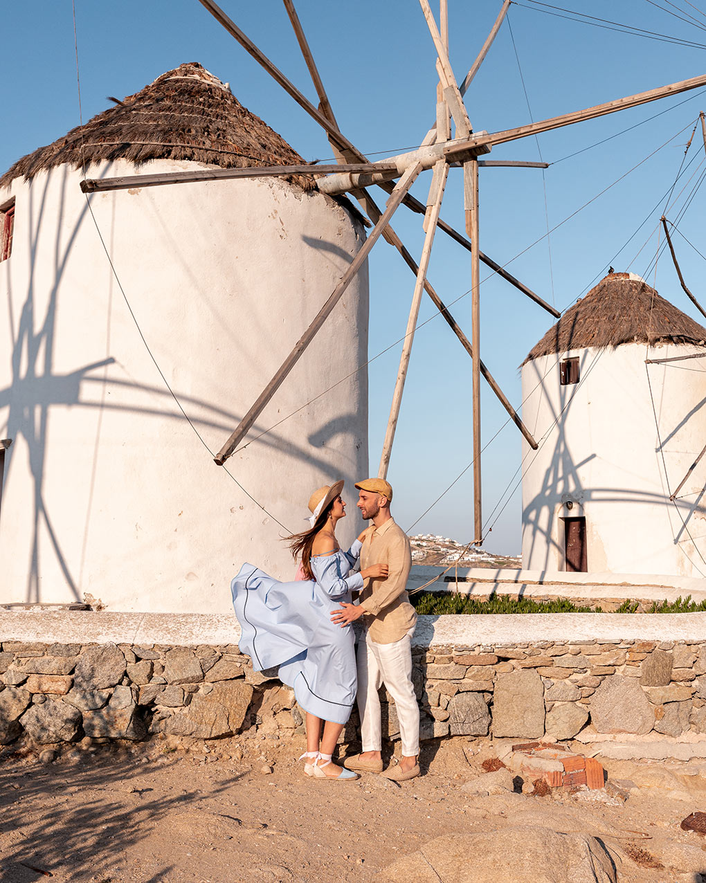 Domi and Frida in Mykonos