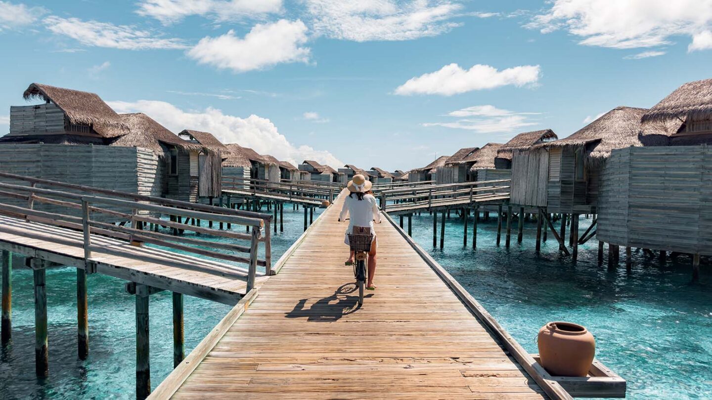 Domi and Frida Maldives